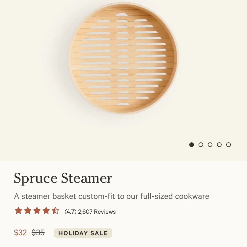 Our Place Dumpling, Single Spruce steamer ,